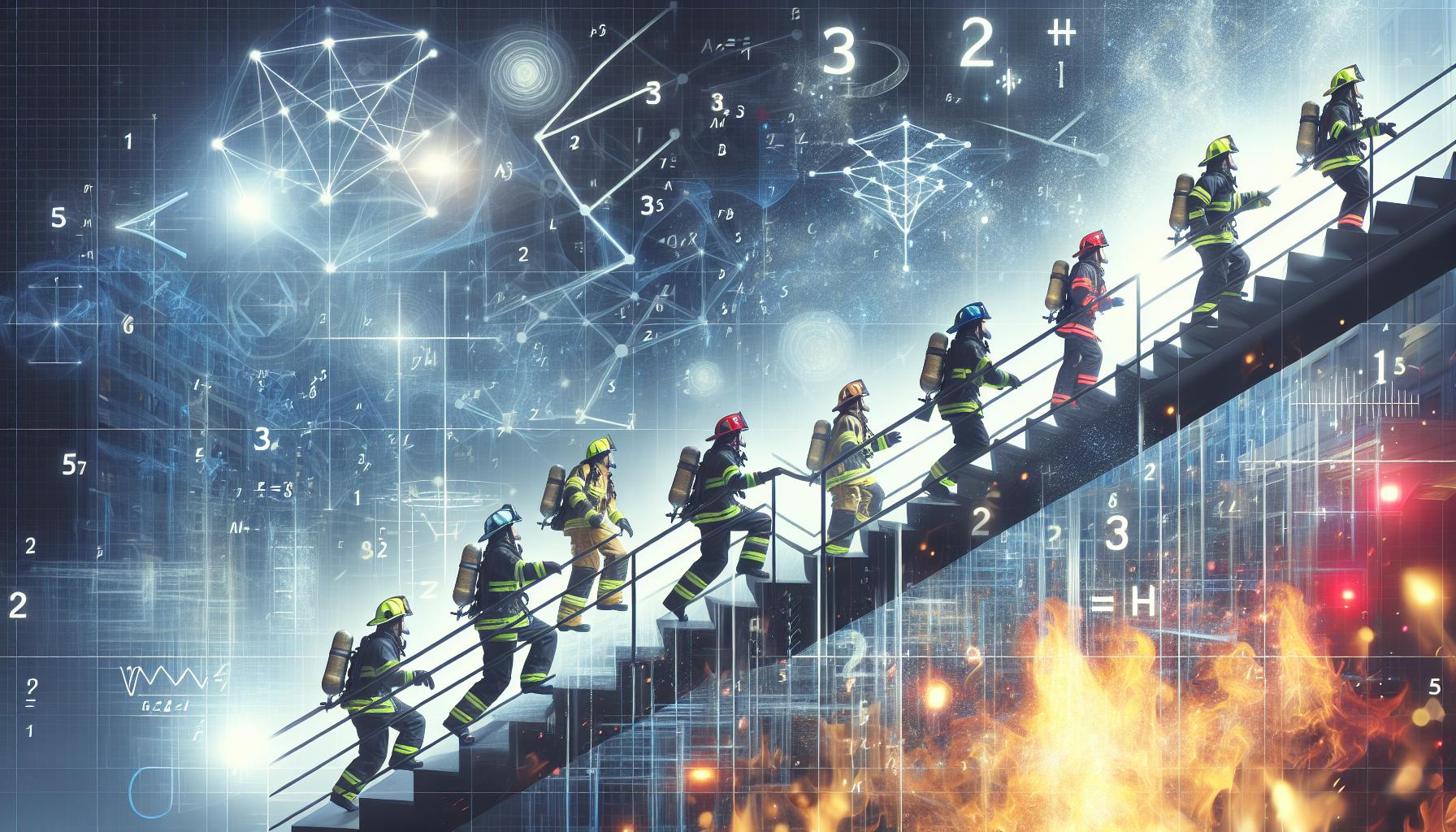 A Look at the Stairwell Journeys: Firefighters' Remarkable Endeavors