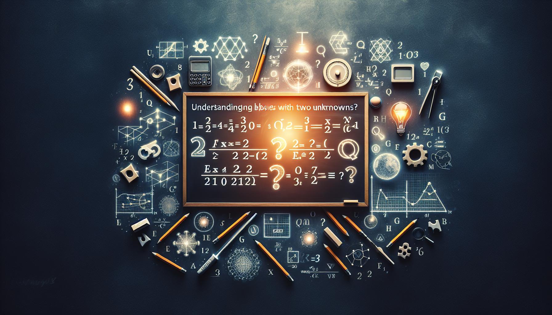 Understanding the Basics: What Are Two Equations with Two Unknowns?